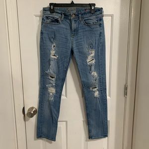 Arizona Jean Co, light blue jeans, size 8